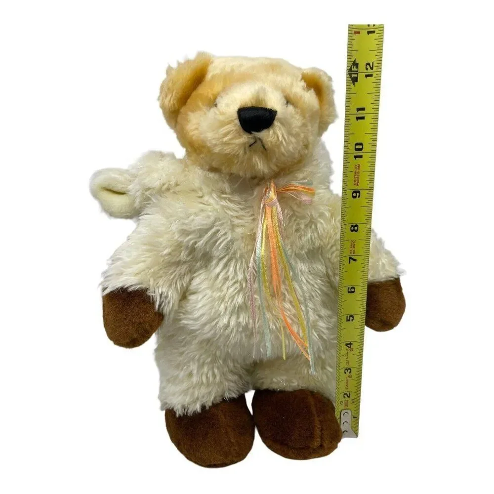 Teddy in Sparkle Easter Costume Plush Bear Lamb Suit Removable Outfit